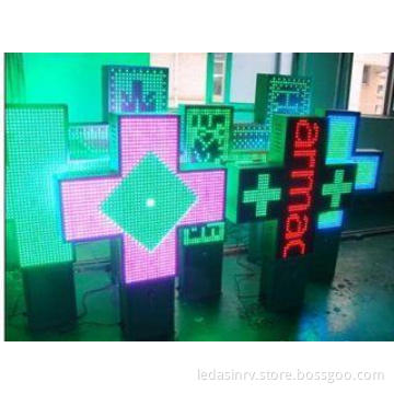 P20 3D outdoor full color pharmacy led signs 1000*1000 with